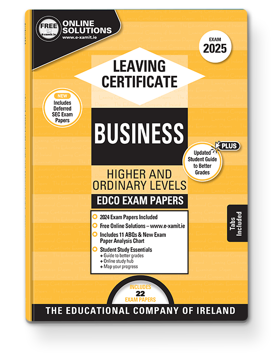 Business Leaving Certificate Higher And Ordinary Level Edco Exam Papers