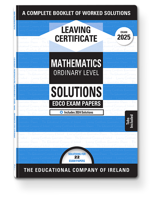 Maths Solutions Leaving Certificate Ordinary Level Edco