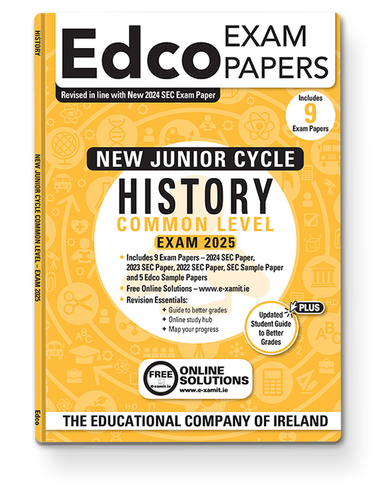 History Junior Cycle Common Level Edco Exam Papers