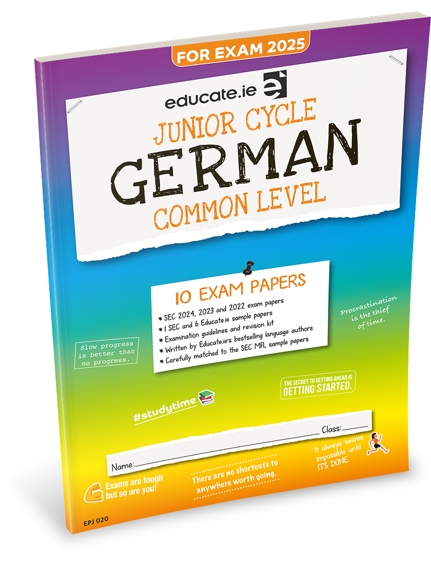 German Junior Cycle Common Level Exam Papers Educate.ie