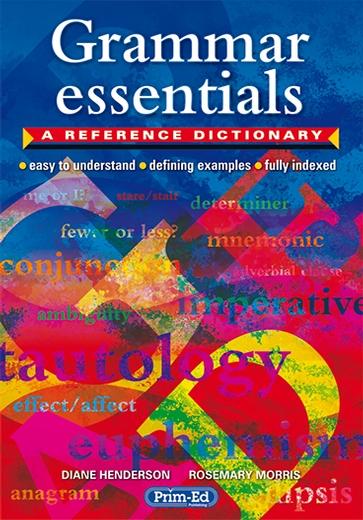 Grammar Essentials A Reference Dictionary