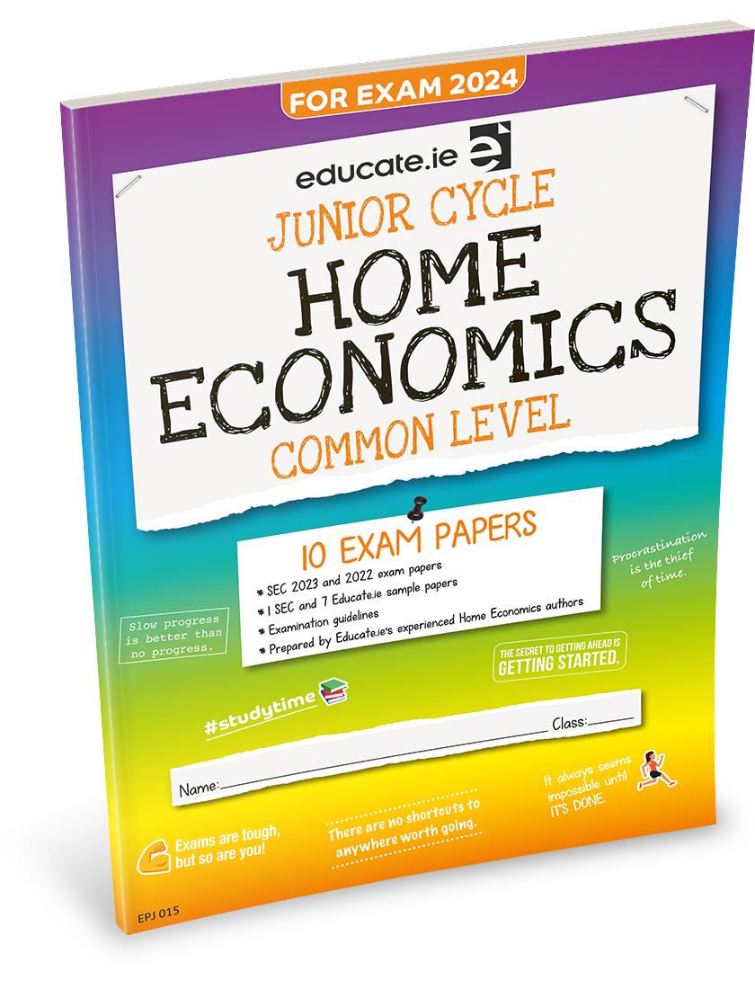 Home Economics Junior Cycle Common Level Exam Papers Educate.ie