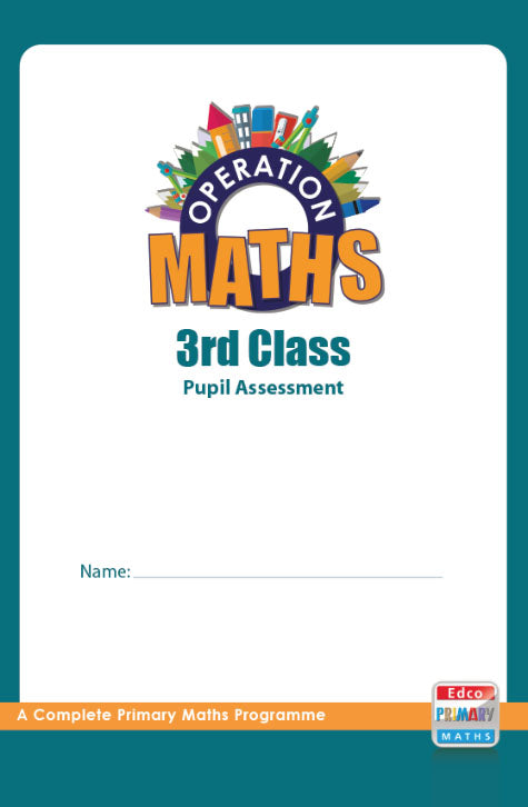 Operation Maths 3 Assessment Book, Mini Whiteboard & Place Value Card