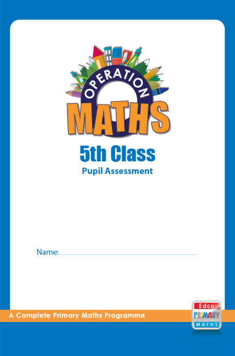 Operation Maths 5 Assessment Book, Mini-Whiteboard & Value Place Card