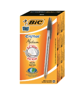 Ballpoint Pen BIC Cristal Black (Box of 50)