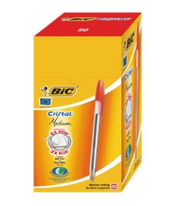 Ballpoint Pen BIC Cristal Red (Box of 50)
