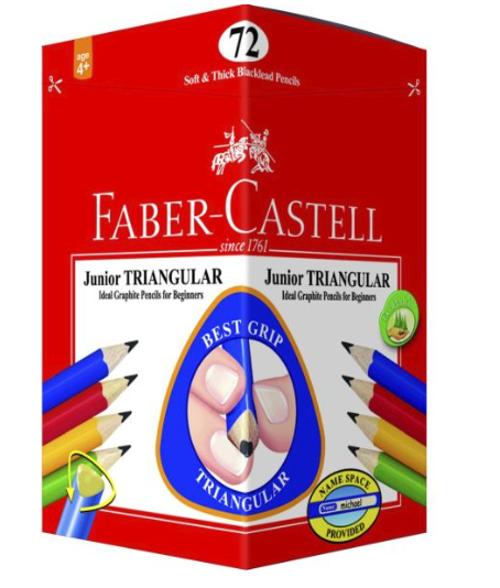 Triangular Pencil Faber Castell Box of 72
