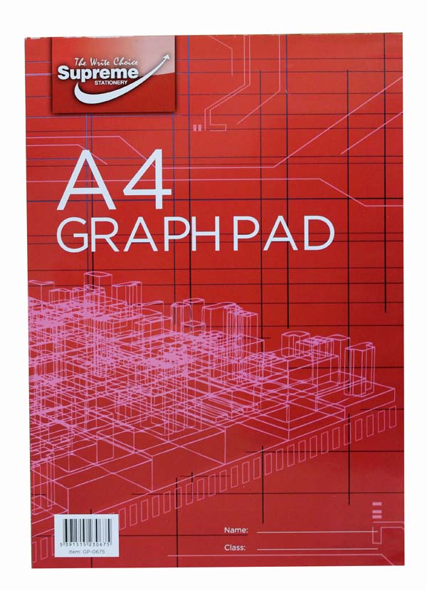 Graph Pad A4 100 Page Supreme
