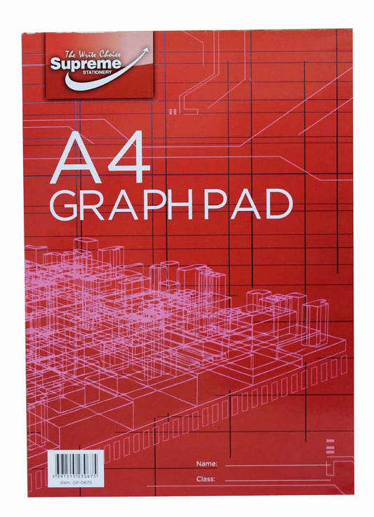 A4 Graph Pad 100 Page