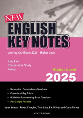 New English Key Notes 2025 Higher Level
