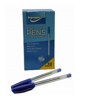 Ballpoint Pen Blue (Box of 50)