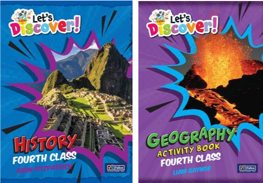 Let's Discover 4th Class History and Geography Textbook Pack